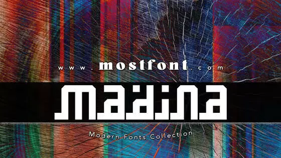 「Madina」字体排版样式