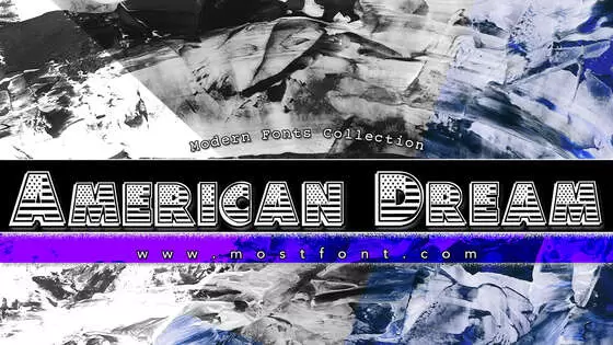 Typographic Design of American-Dream