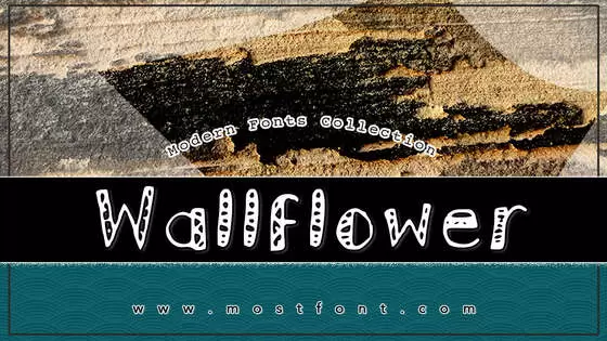 Typographic Design of Wallflower