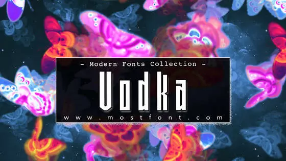 Typographic Design of Vodka