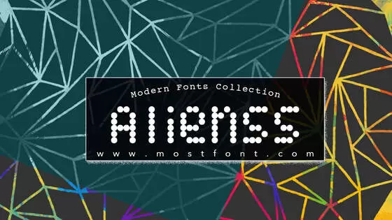 Typographic Design of Alienss