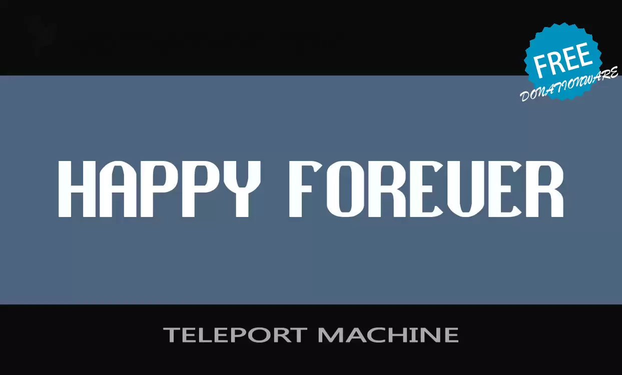 Sample of TELEPORT-MACHINE