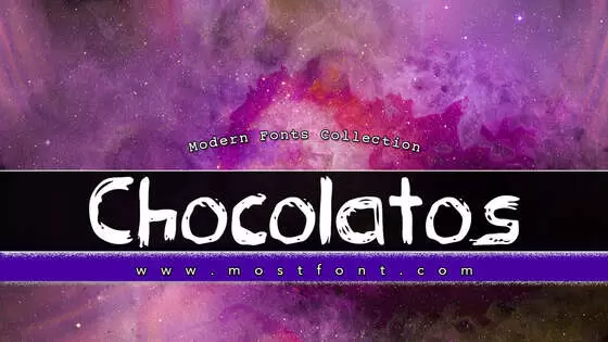 Typographic Design of Chocolatos