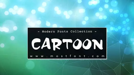 「CARTOON-FREE」字体排版图片