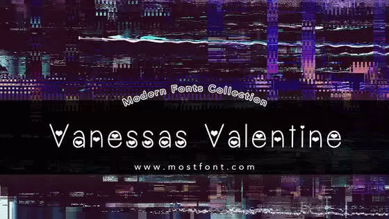 Typographic Design of VanessasValentine
