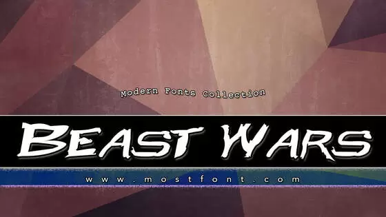 Typographic Design of Beast-Wars