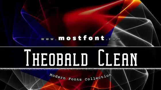 Typographic Design of Theobald-Clean