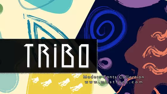 「Tribo」字体排版图片