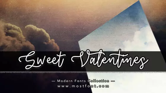 Typographic Design of Sweet-Valentines