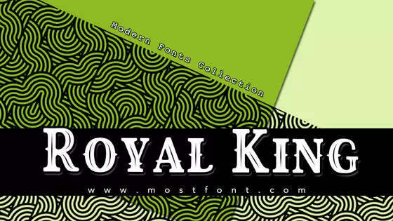 「Royal-King」字体排版样式