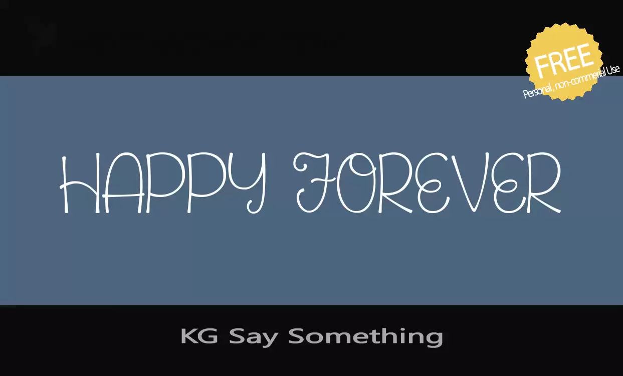 Sample of KG-Say-Something
