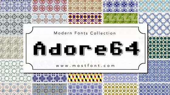 Typographic Design of Adore64