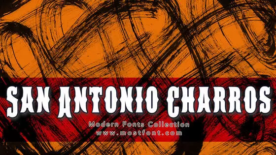 Typographic Design of San-Antonio-Charros