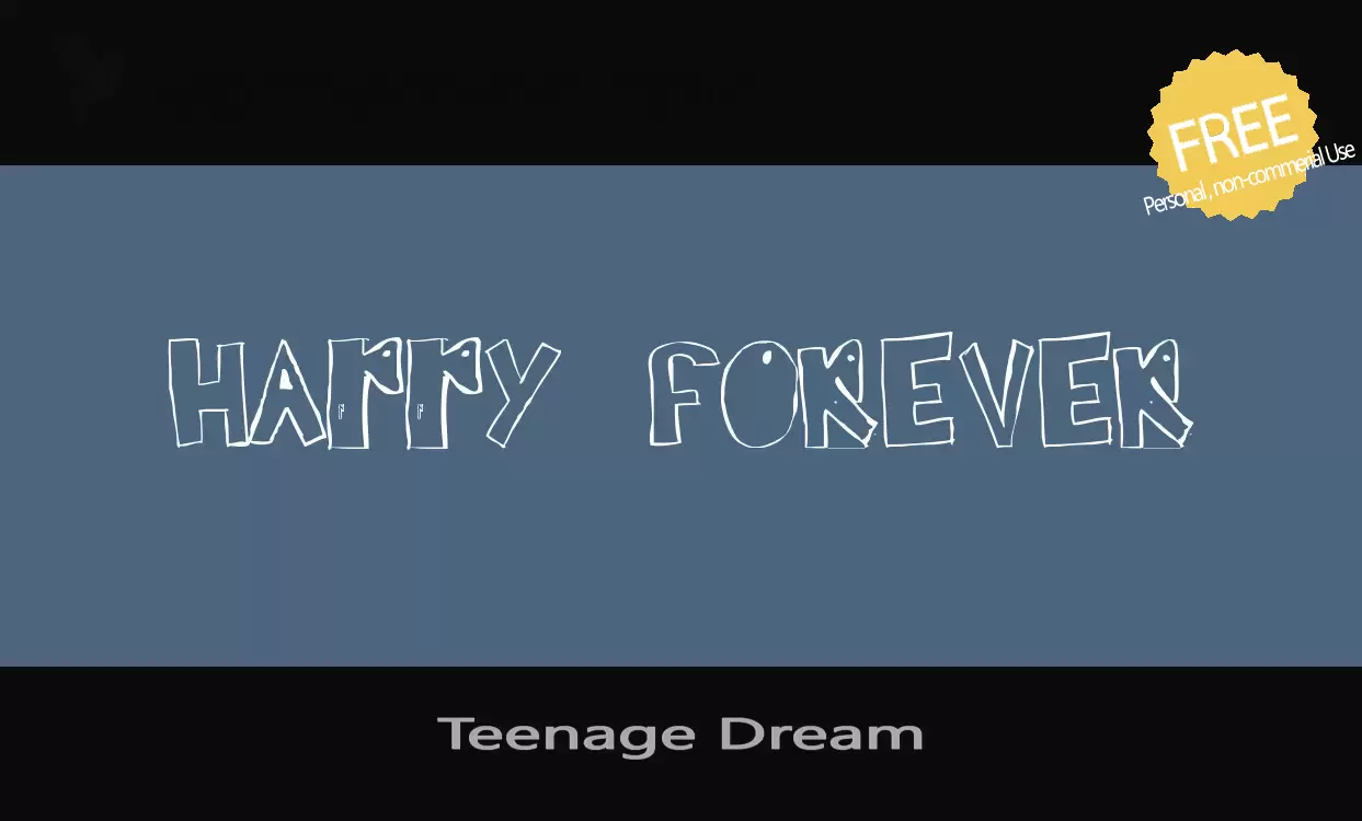 Sample of Teenage-Dream