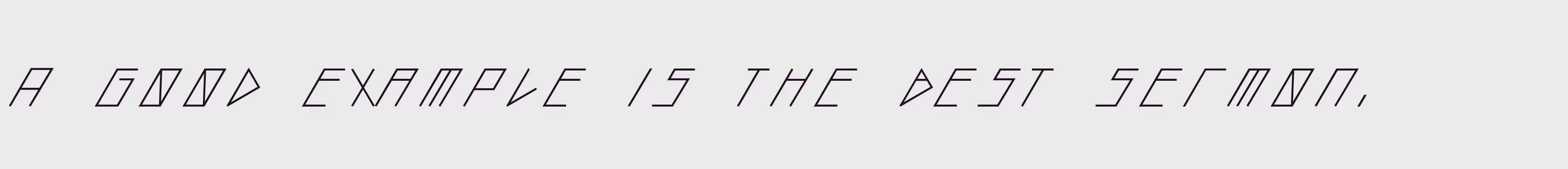 「slanted ITALIC shift_medium」字体效果图