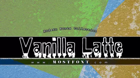 Typographic Design of Vanilla-Latte