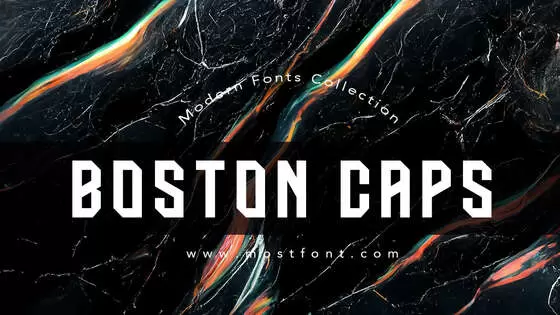 Typographic Design of BOSTON-CAPS