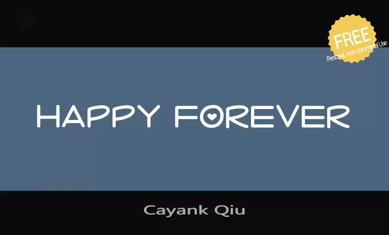 Sample of Cayank-Qiu