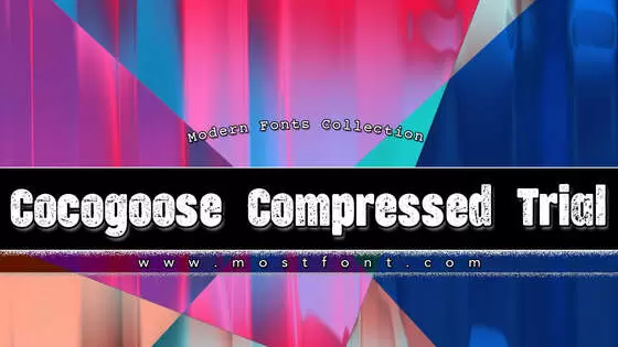 「Cocogoose-Compressed-Trial」字体排版图片