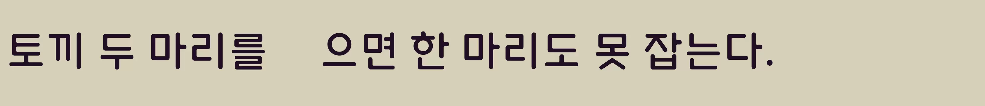 Preview Of 타이포 도담L