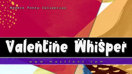 「Valentine-Whisper」字体排版图片