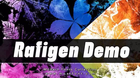Typographic Design of Rafigen-Demo