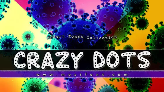 「Crazy-Dots」字体排版样式