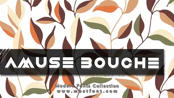 Typographic Design of Amuse-Bouche