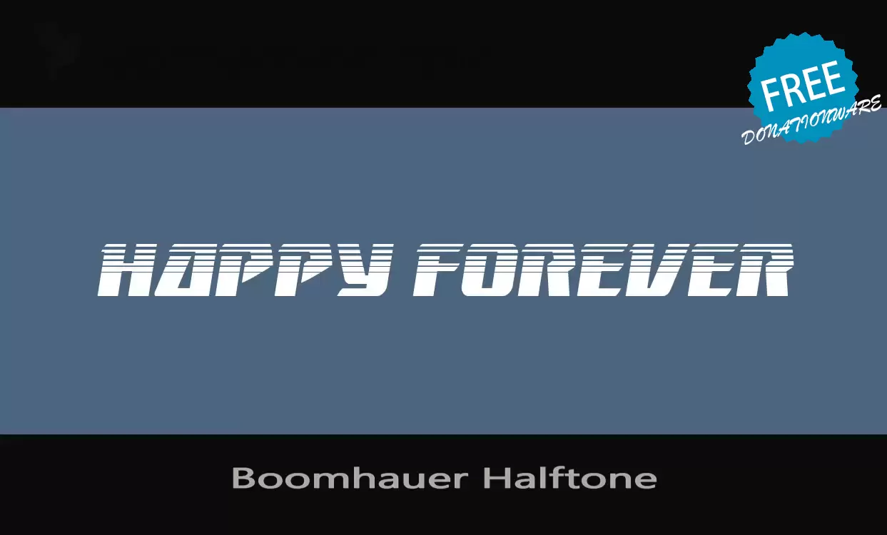 Sample of Boomhauer-Halftone