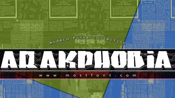 Typographic Design of Arakphobia