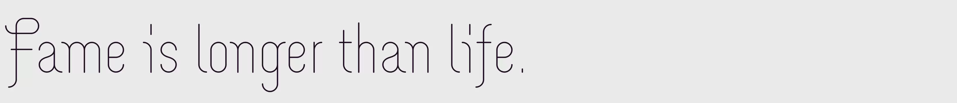 「Light」字体效果图