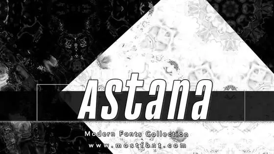 「Astana」字体排版样式