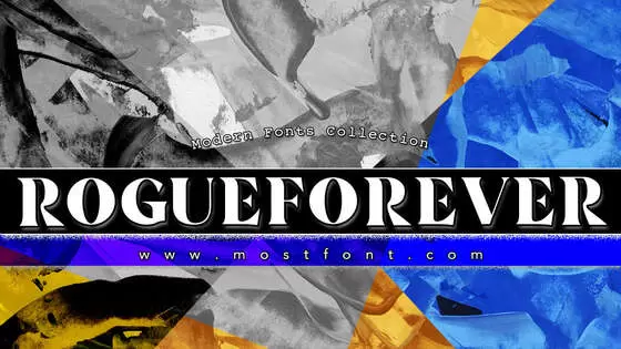 「Rogueforever」字体排版图片