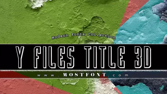 Typographic Design of Y-Files-Title-3D