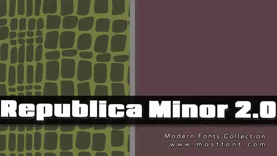 Typographic Design of Republica-Minor-2.0