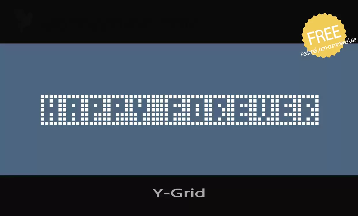 Sample of Y-Grid