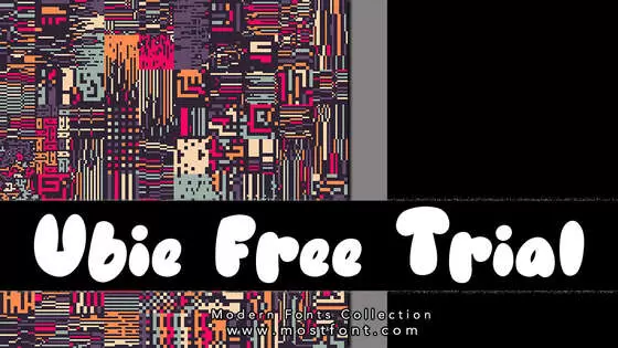 「Ubie-Free-Trial」字体排版图片
