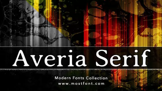 Typographic Design of Averia-Serif