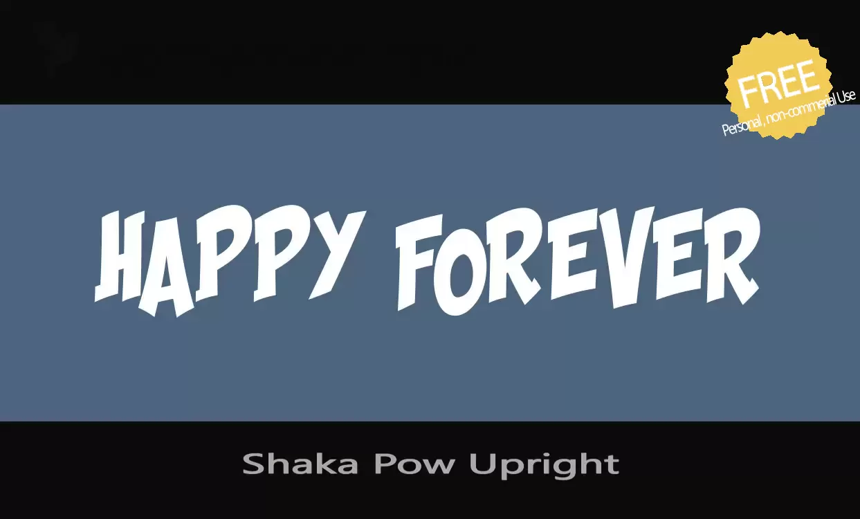 Sample of Shaka-Pow-Upright