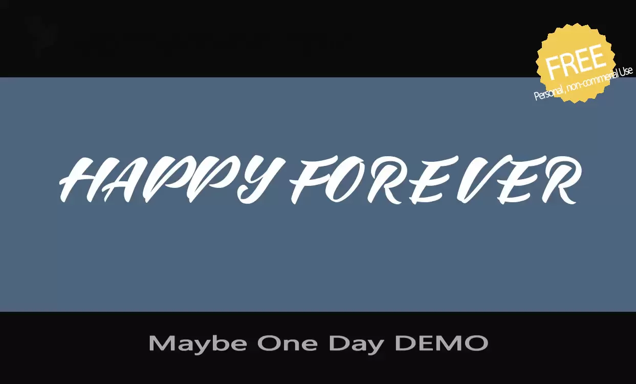 Sample of Maybe-One-Day-DEMO