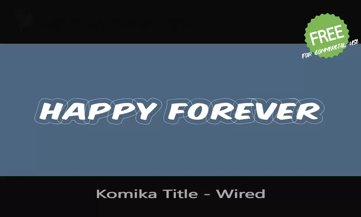 Sample of Komika-Title---Wired