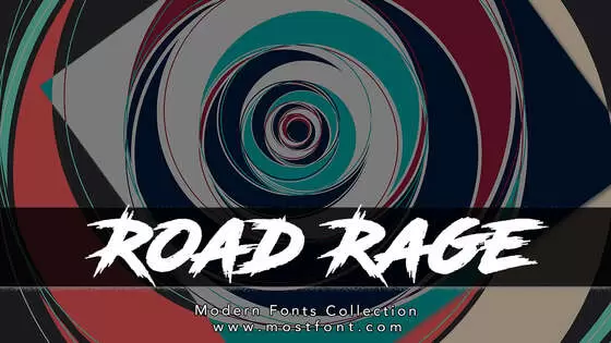 Typographic Design of Road-Rage