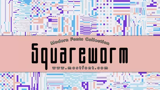 Typographic Design of Squareworm