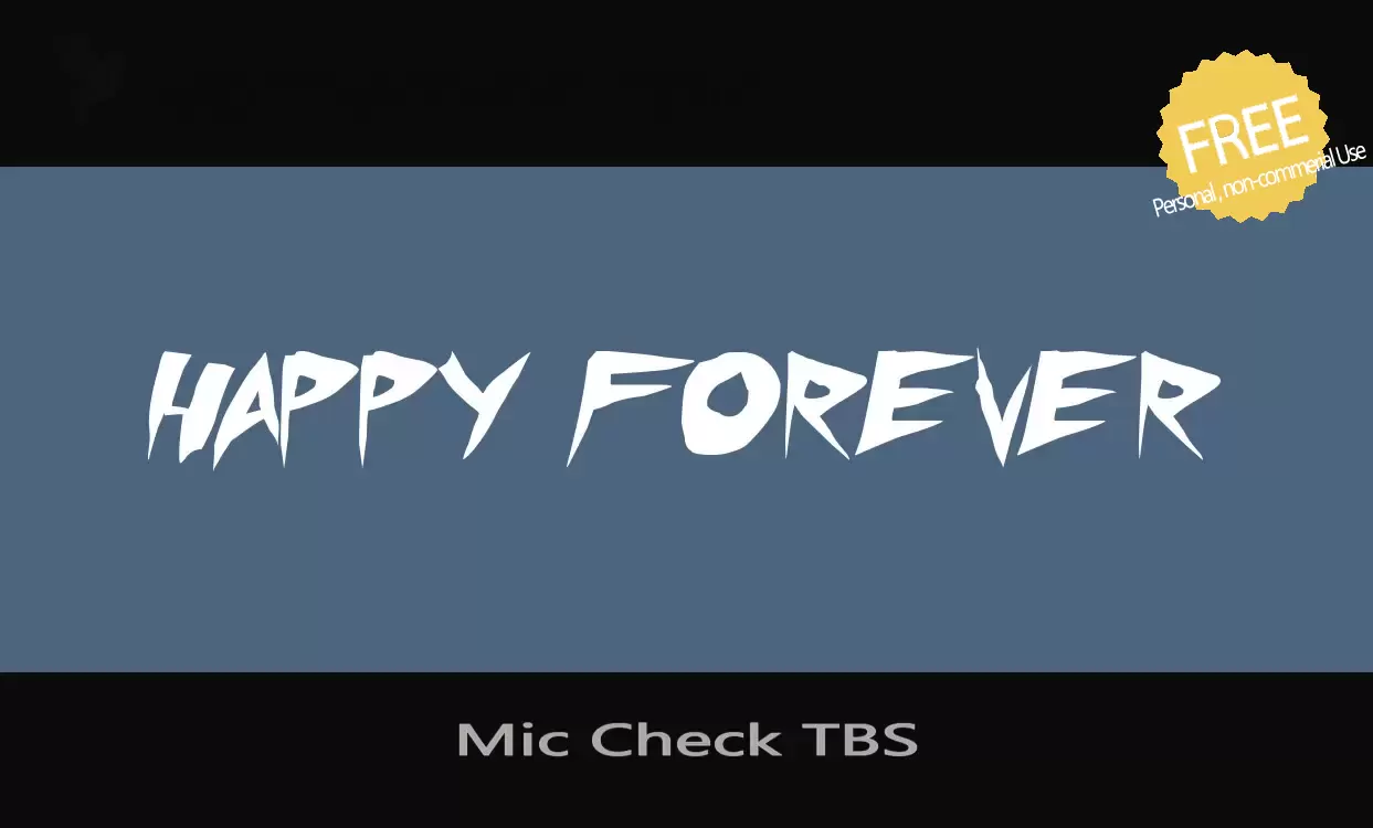 Sample of Mic-Check-TBS