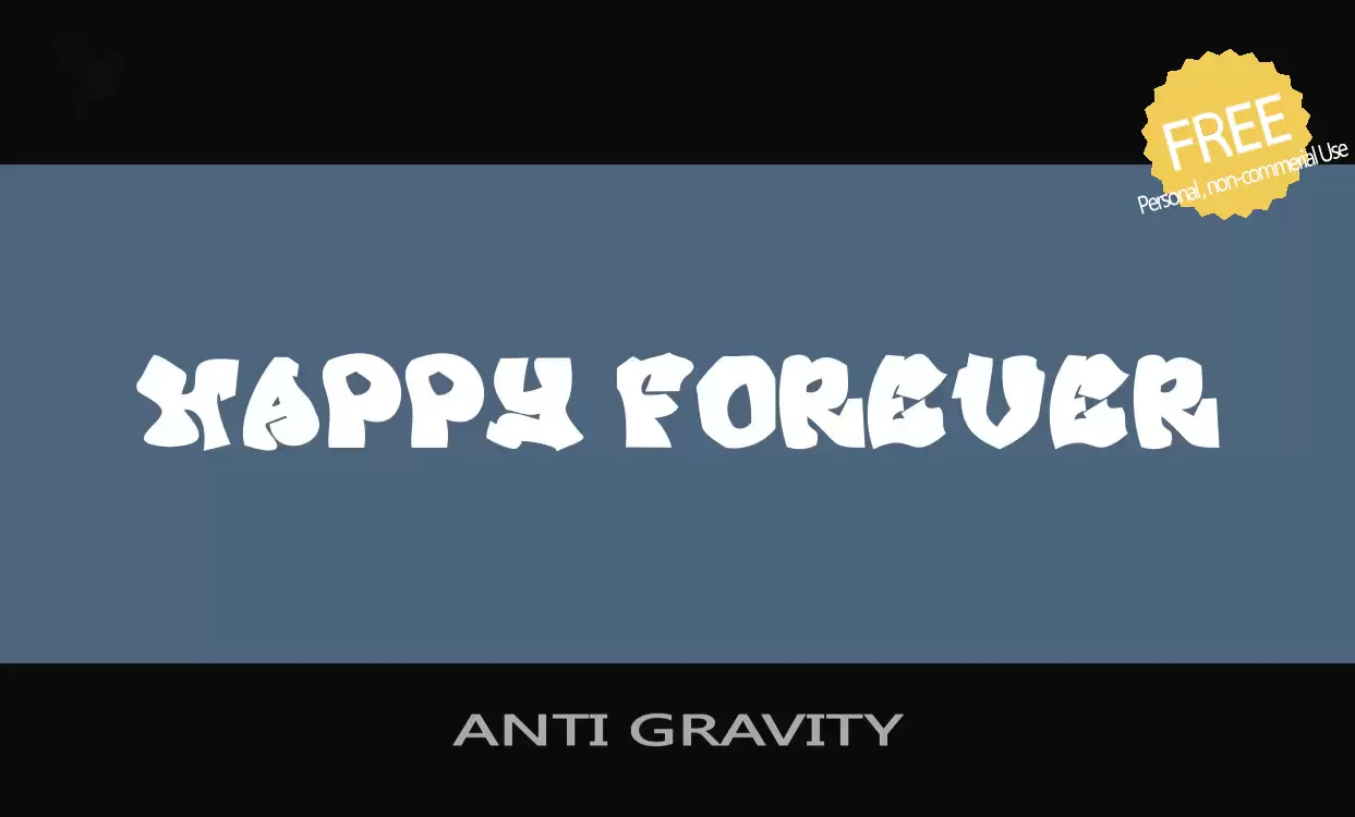 Sample of ANTI-GRAVITY