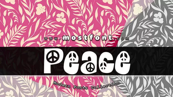 Typographic Design of Peace