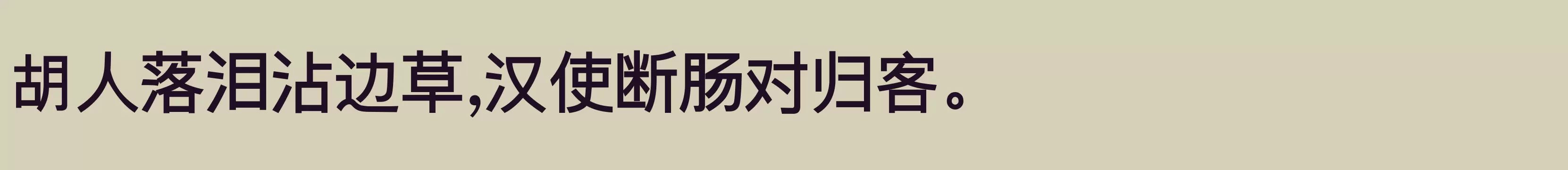 「逐浪新宋 中等」字体效果图