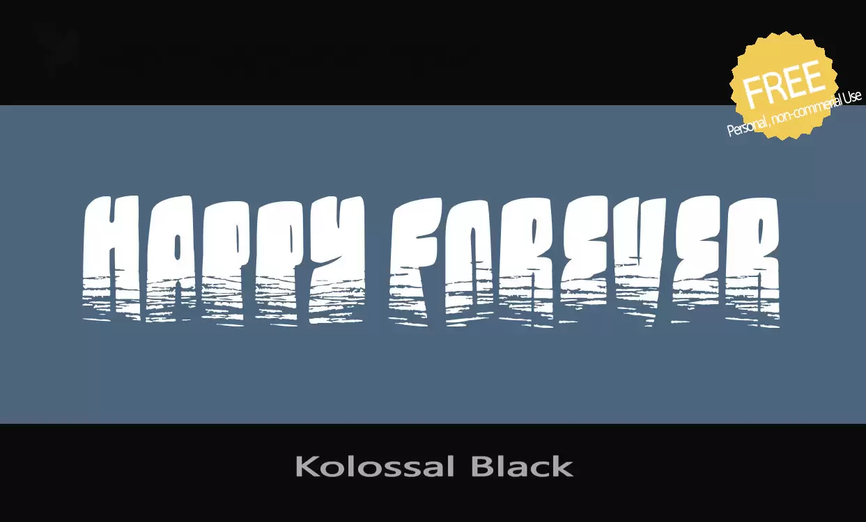 Sample of Kolossal-Black