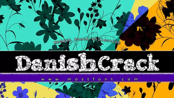 「DanishCrack」字体排版样式