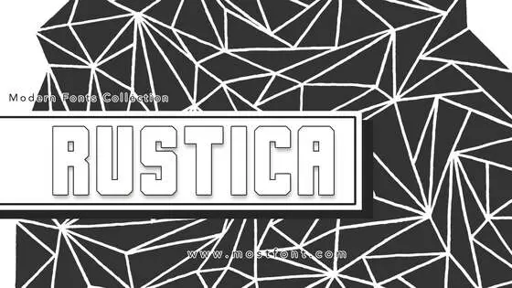 「Rustica」字体排版图片